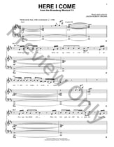 Here I Come piano sheet music cover